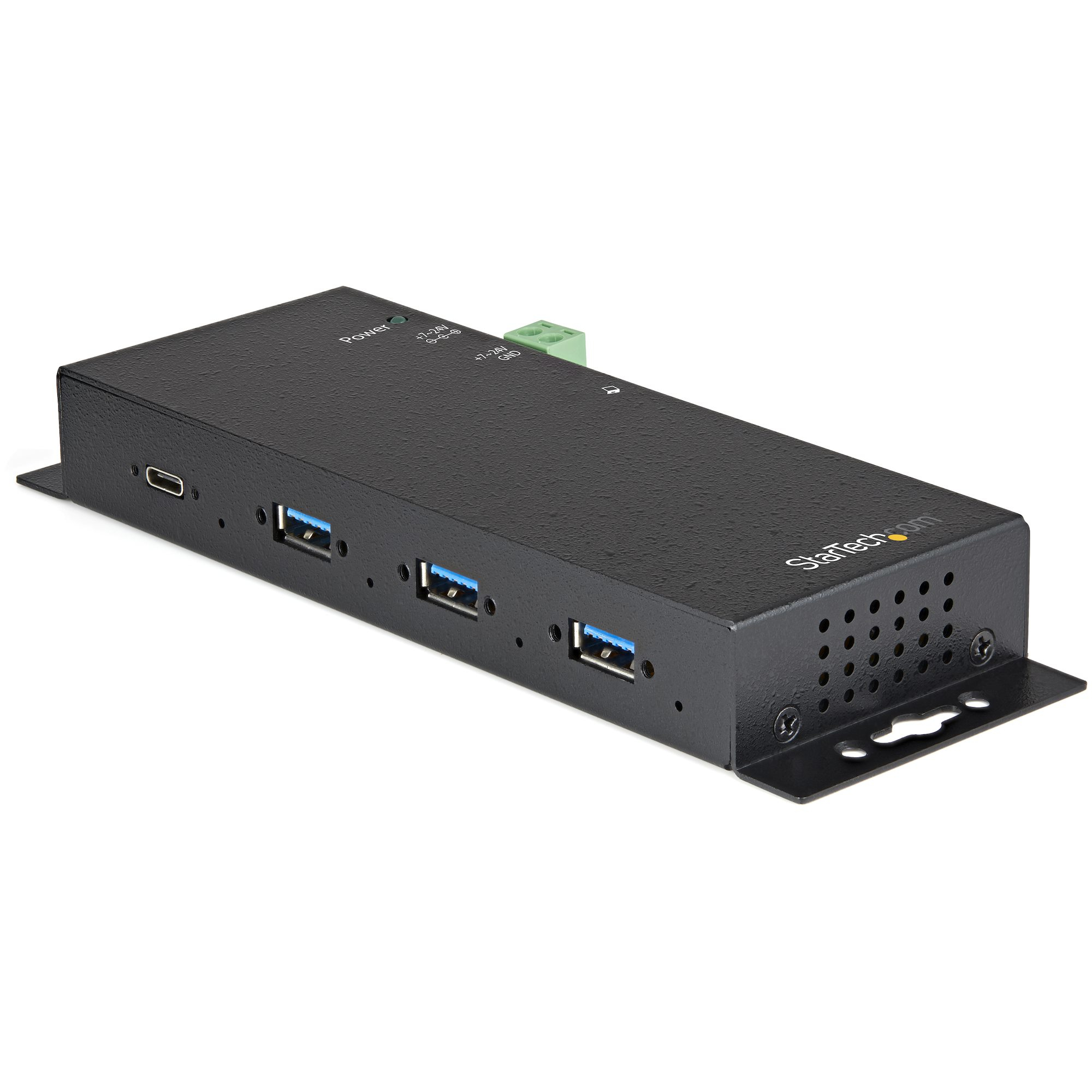 Image of StarTech.com 4 Port USB C Hub 10Gbps - Metal Industrial USB Type-C...