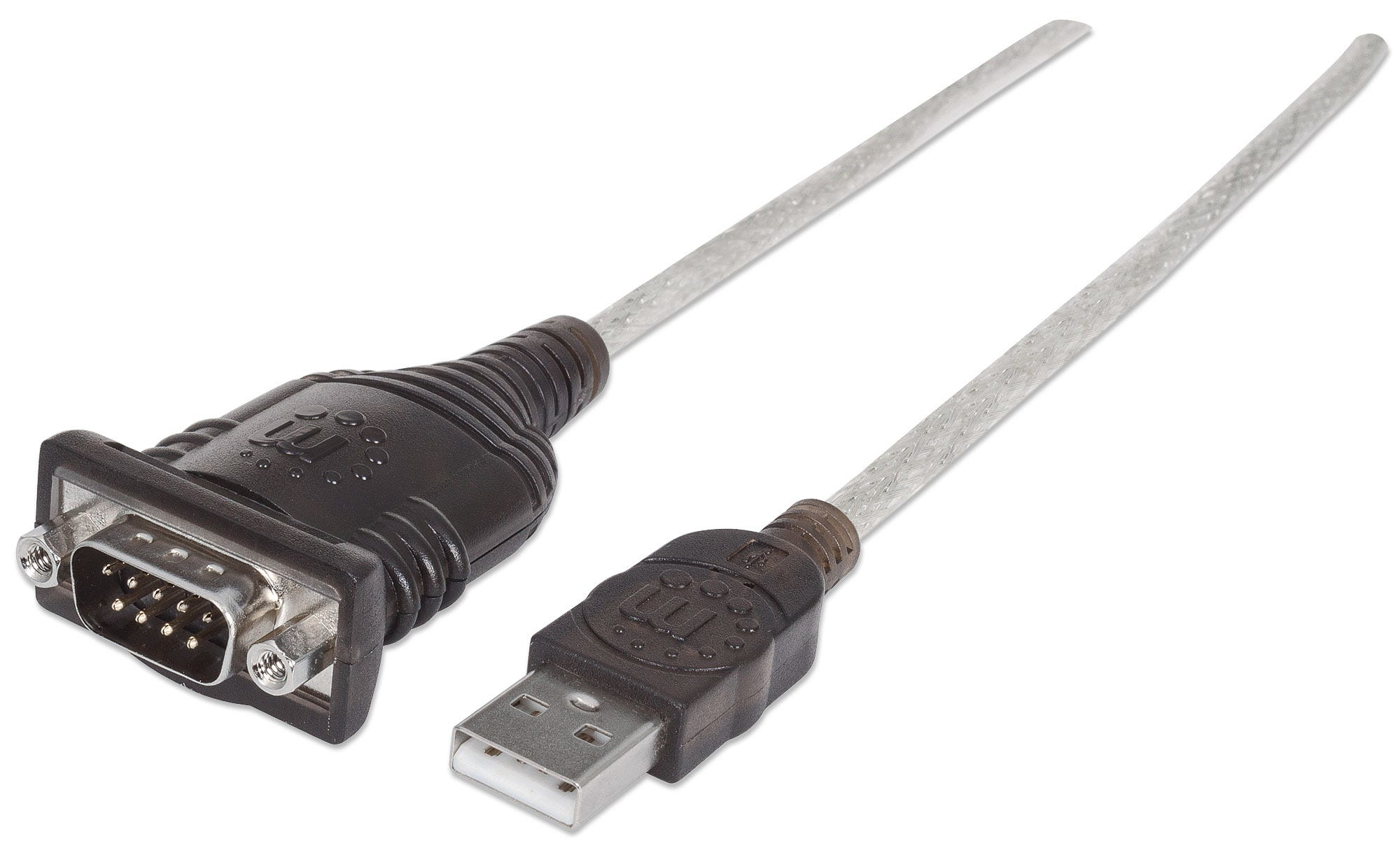 Image of Manhattan USB-A to Serial Converter cable, 45cm, Male to Male,...