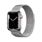 Apple Watch Series 7 OLED 41 mm 4G Silver GPS (satellite)