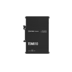 Teltonika | TSW010 | 5 Port Industrial DIN Rail Unmanaged Ethernet Switch, Plug-N-Play