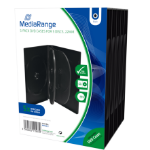 MediaRange BOX35-5 optical disc case DVD case 5 discs Black