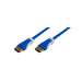 Blustream HDMIP-1 HDMI cable 1 m Blue