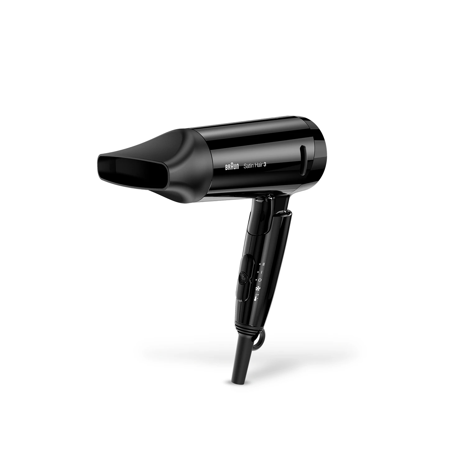 Image of Braun Satin Hair 3 HD350 - Black - Monochromatic - Hanging loop -...