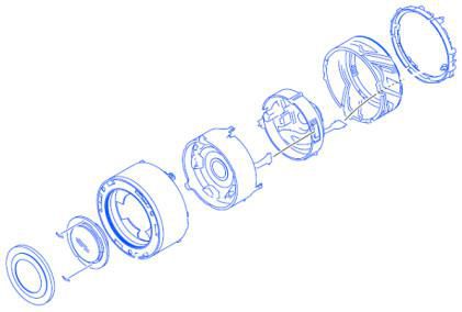 Image of Sony Stationary Barrel Assy (Black)