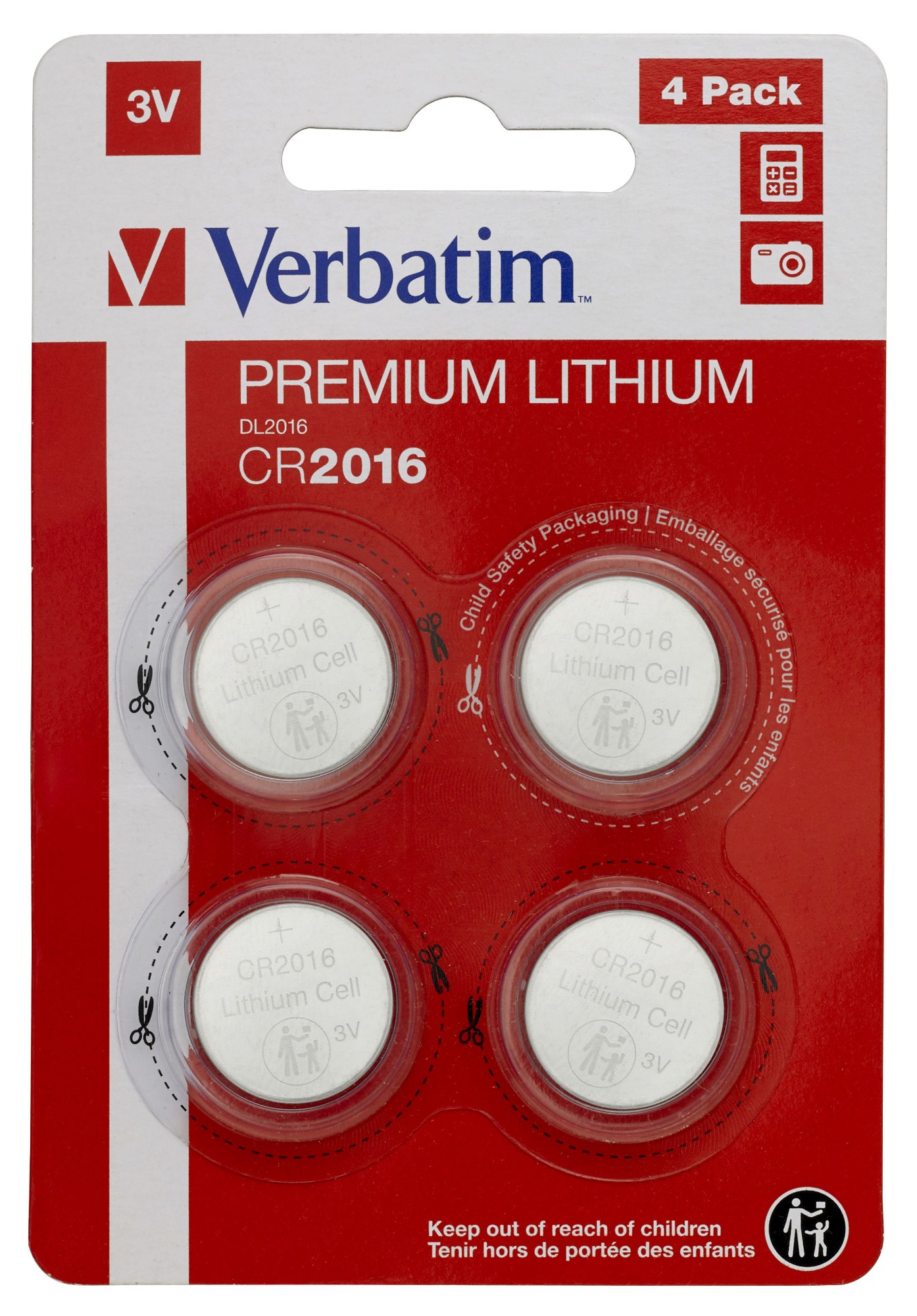 Verbatim CR2016 Single-use battery Lithium