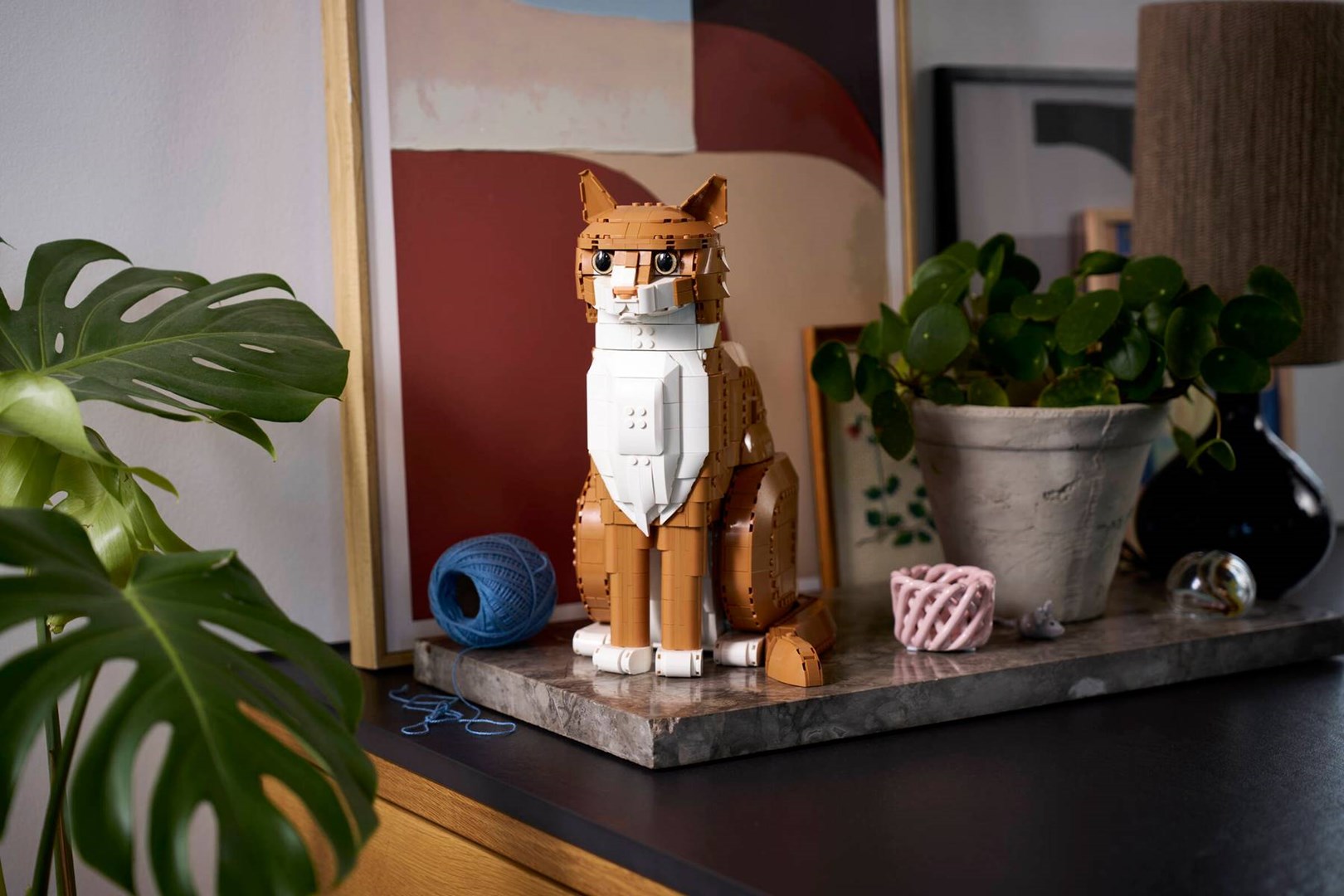 LEGO IDEAS 21376 Orange Cat