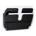 Durable Flexiplus literature rack 2 shelves Black