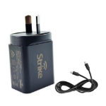 Strike Group WB-STKUSBC mobile device charger Universal Black AC Fast charging Indoor
