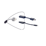 Liberty AV Solutions DL-AR4960 video cable adapter HDMI Type A (Standard) DisplayPort + USB Type-C Black