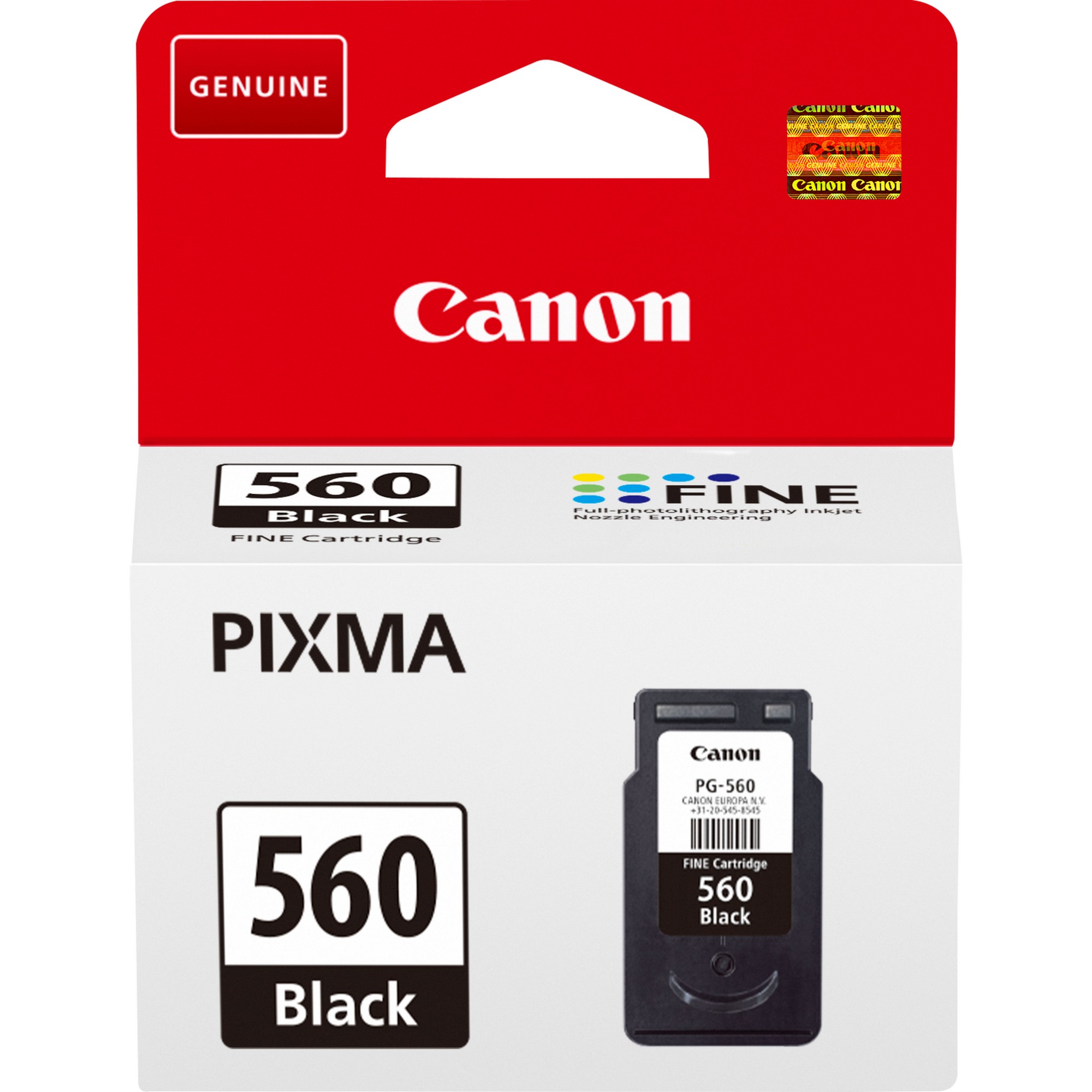 Canon 3713C001/PG-560 Printhead cartridge black, 180 pages ISO/IEC 24711 7.5ml for Canon Pixma TS 5350