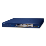 PLANET Layer 3 24-Port 10/100/1000T Managed L3 Gigabit Ethernet (10/100/1000) 1U Blue