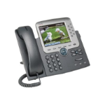 Cisco Unified 7975G, Refurbished IP phone Black 8 lines LCD