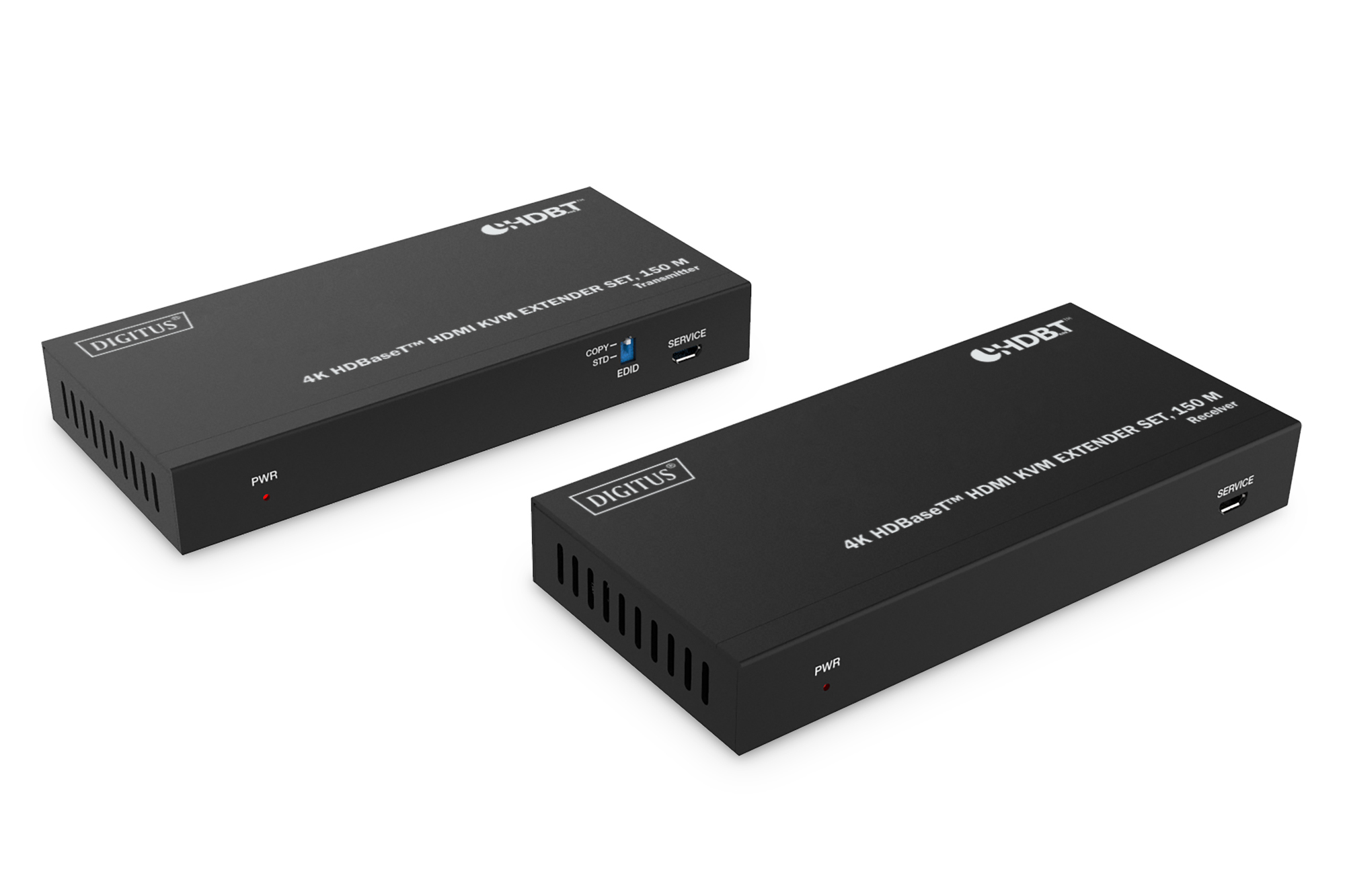 Image of Digitus 4K HDBaseT HDMI KVM Extender Set, 150 m