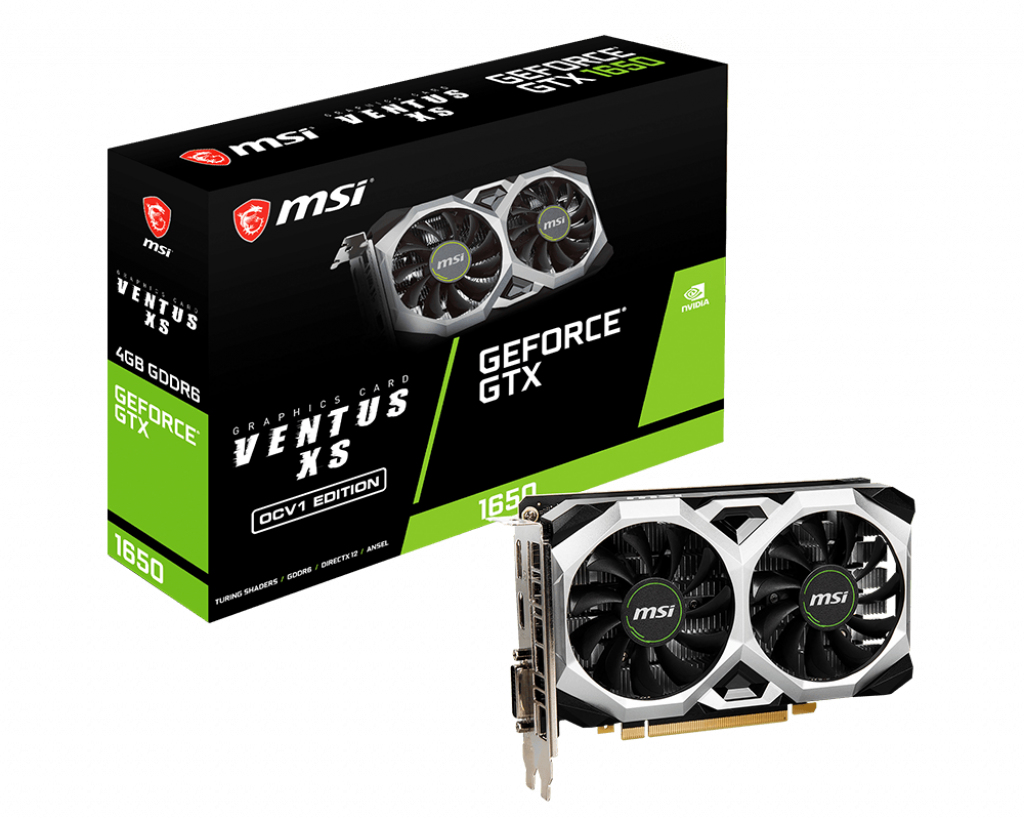 Image of MSI VENTUS GeForce GTX 1650 D6 XS OCV1 NVIDIA 4 GB GDDR6