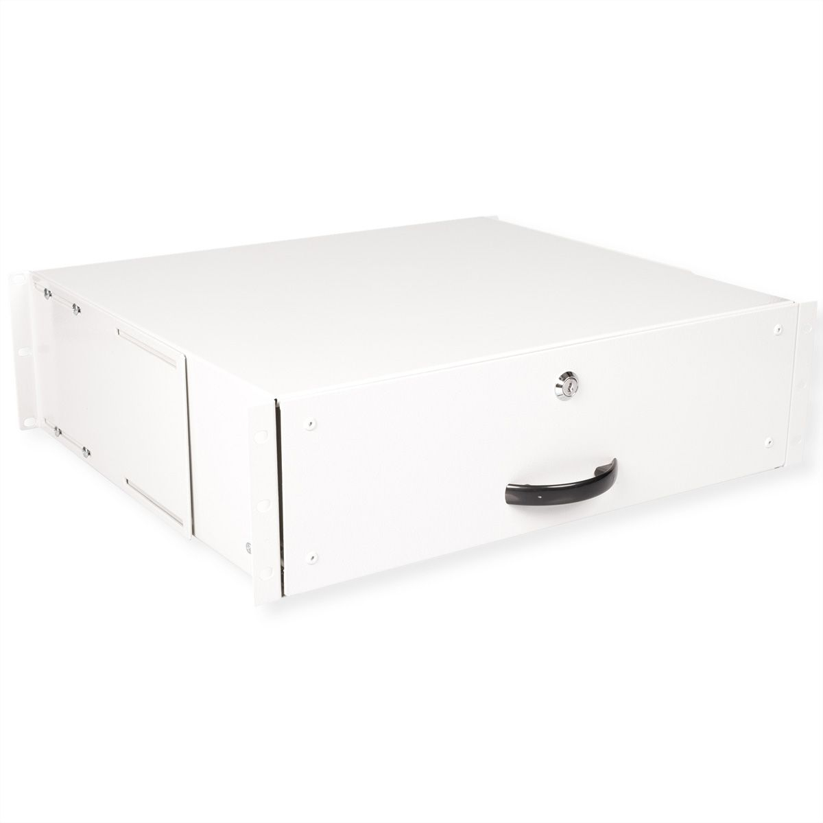 ROLINE 19-inch keyboard drawer 3 U, 400 T lockable grey
