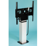 Ra technology RA-MEDIA-MATE-MONITOR-RISER monitor mount / stand 190.5 cm (75") Floor Black, White