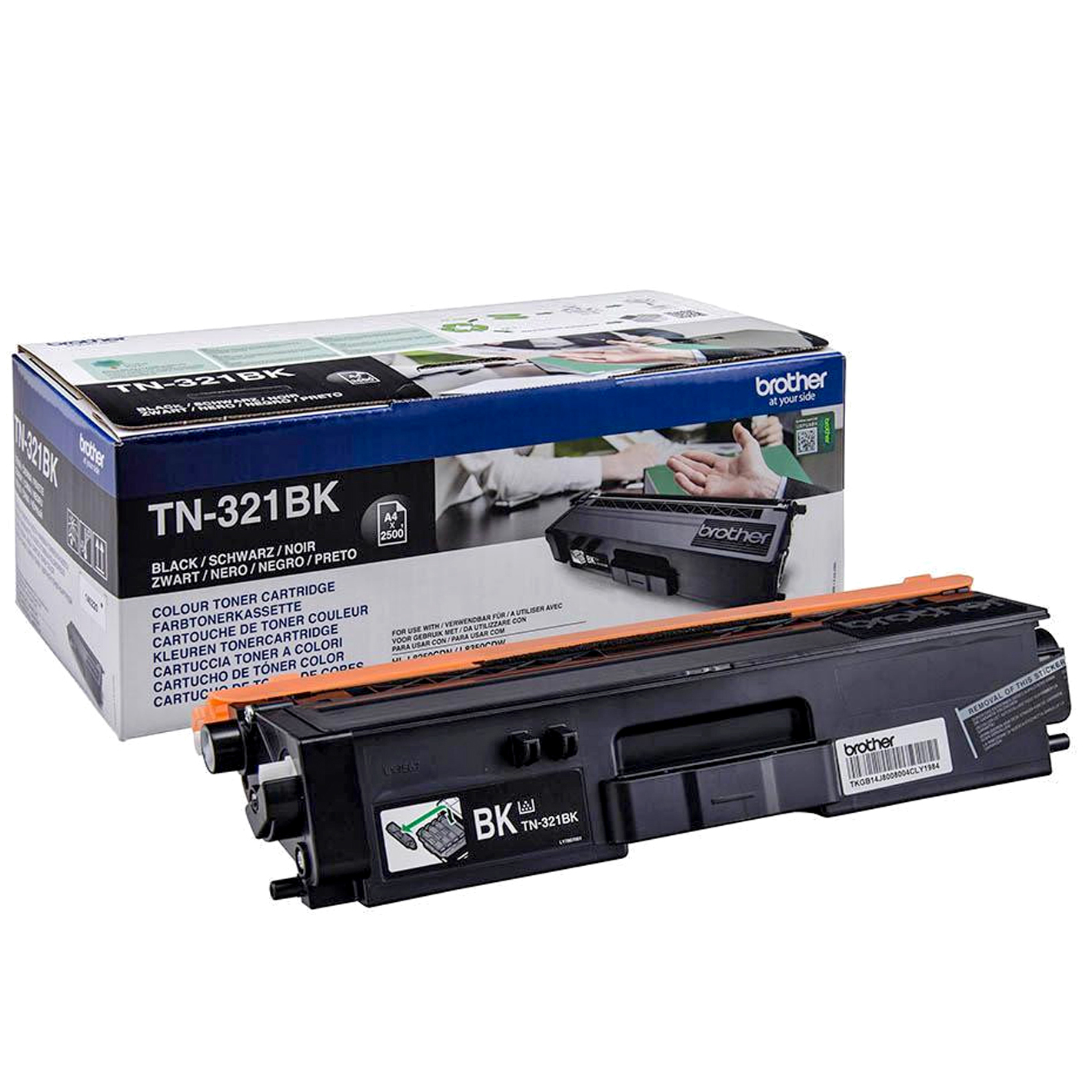Image of Brother TN-321BK Toner-kit black, 2.5K pages ISO/IEC 19798 for...