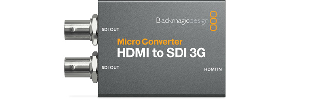 Blackmagic Design Micro Converter HDMI to SDI 3G Passive video convert