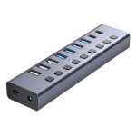 4XEM 4XHBC006 interface hub USB Type-C 5000 Mbit/s Gray