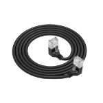 ACT DA5951 netwerkkabel Zwart 1,5 m Cat6a U/FTP (STP)