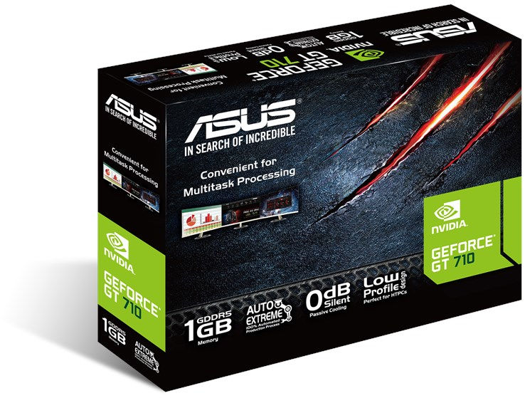 Asus Gt710 Sl 1gd5 Brk Nvidia Geforce Gt 710 1 Gb Gddr5 Itel Supplies