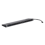 T'nB DSMST12 laptop dock & poortreplicator Bedraad USB 3.2 Gen 1 (3.1 Gen 1) Type-C Zwart