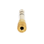 Prokord AUDIO-0006 kabelomvandlare (hane/hona) 6.3 mm 3,5 mm Svart, Guld