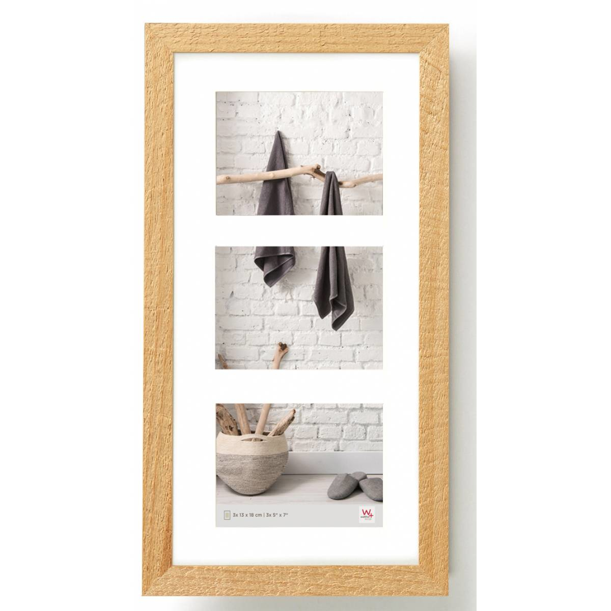 Image of walther design HO338H - Wood - Wood - Multi picture frame - 13 x...