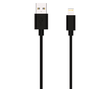 JLCL80LC JLC DISTRIBUTION L80 Lightning (Male) to USB (Male) Cable  50CM - Black