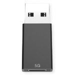 ROLINE 12.03.2998 cable gender changer USB-A USB-C Black, Stainless steel