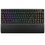 ASUS ROG STRIX SCOPE II 96 Mechanical Pre-Lude Hot Swappable Wireless Gaming Keyboard Snow Switch support multi-devices connection via ROG Omni Receiver battery life 1750 hours