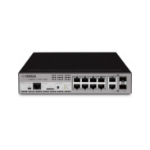 Yamaha SWR2311P-10G Managed L2 10G Ethernet (100/1000/10000) Power over Ethernet (PoE) Zwart, Zilver