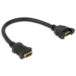 DeLOCK 0.25m 2xHDMI HDMI kabel 0,25 m HDMI Type A (Standaard) Zwart