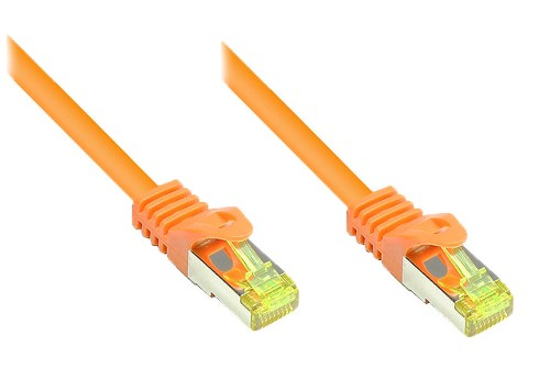 Alcasa 8070R-005O networking cable Orange 0.5 m Cat7 S/FTP (S-STP)
