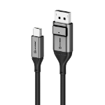 ALOGIC ULMDPDP01-SGR DisplayPort cable 1 m Mini DisplayPort Black, Grey