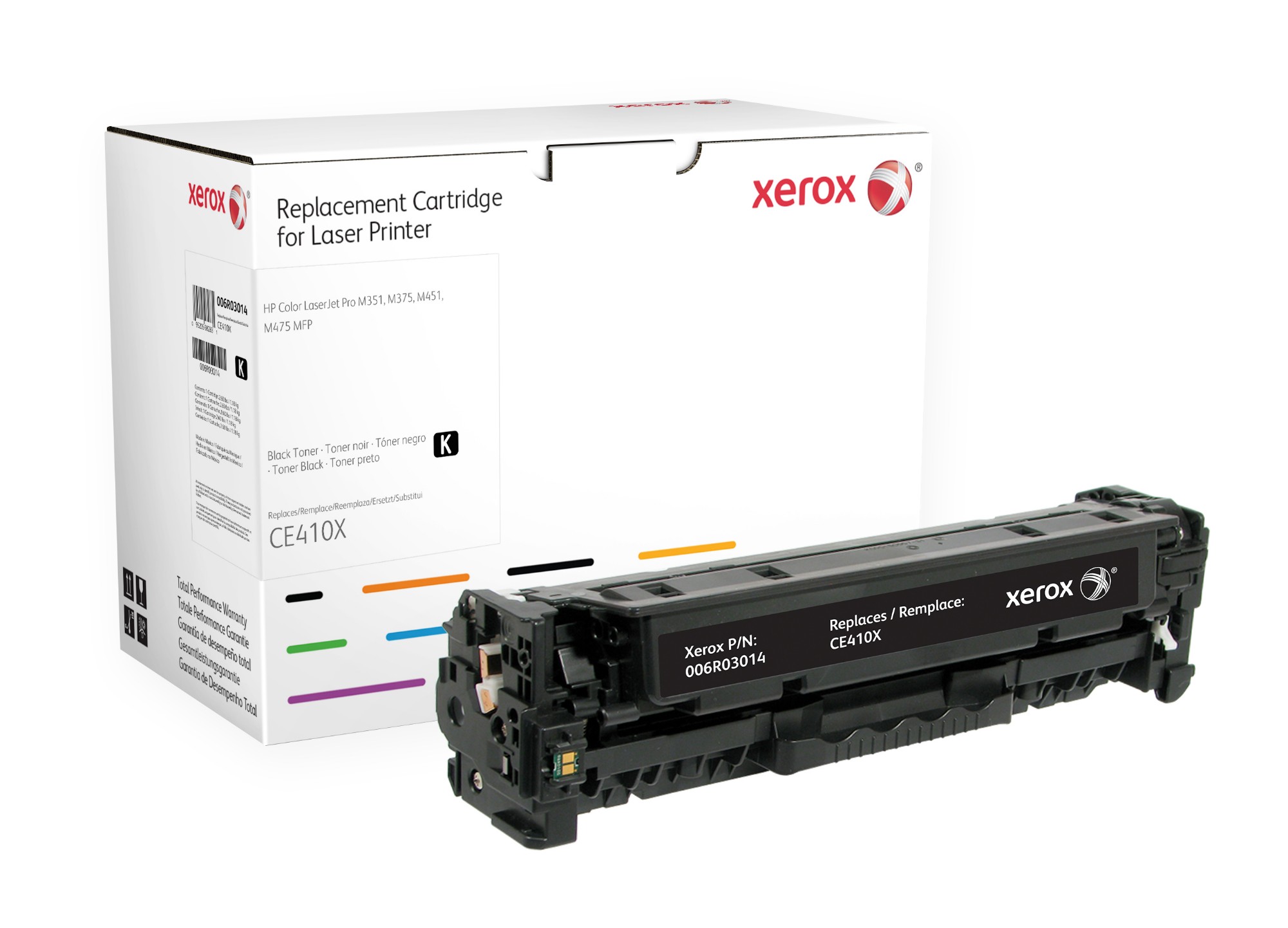Xerox 006R03014 Toner cartridge black, 4K pages (replaces HP 305X/CE410X) for HP LaserJet M 375