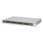 Ubiquiti UniFi USW-48-POE-EU network switch Managed Gigabit Ethernet (10/100/1000) Power over Ethernet (PoE) Silver