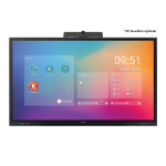 Sharp 65_ LC-Series Interactive Display, UHD, 450 cd/m2, 16/7 proof, Infrared, 20 touch points, OPS Slot, Android SoC, USB-C, HDMI-out. (For UK orders please add UK power cord, part number: PWRCRDUKSHA)