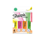 SHARPIE SH Hiltr Fluo XL Ast Pk4 Bx12