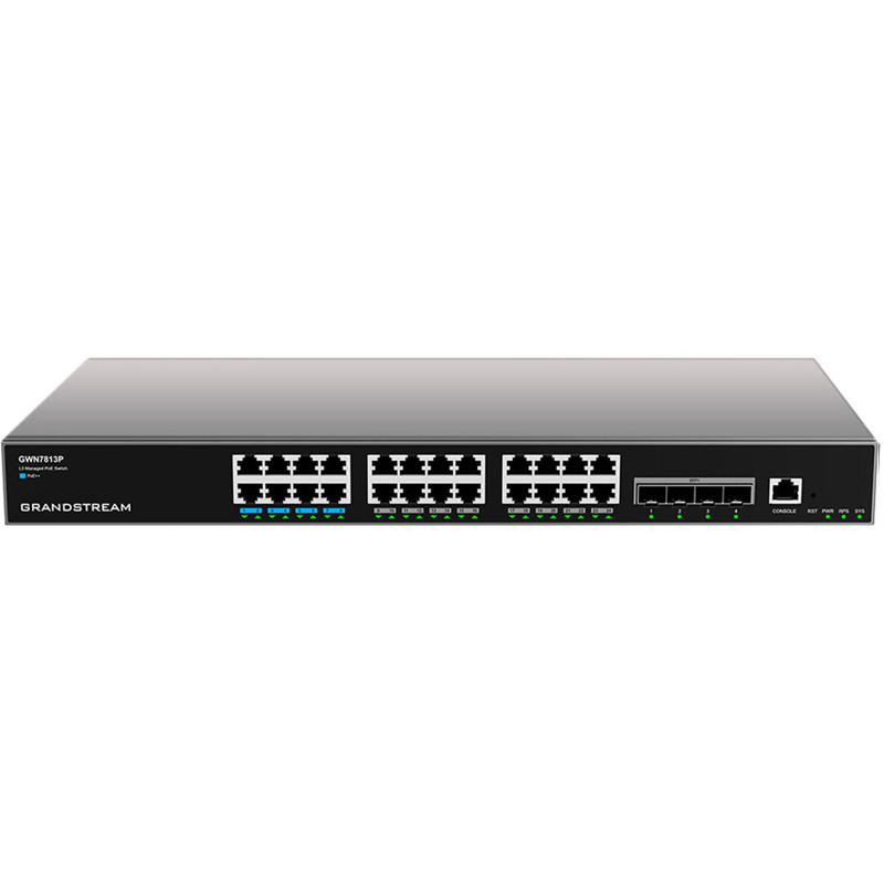 EU Product - GWN7813P Layer-3 Managed Switch - Switch - 0.1 Gbps thumbnail