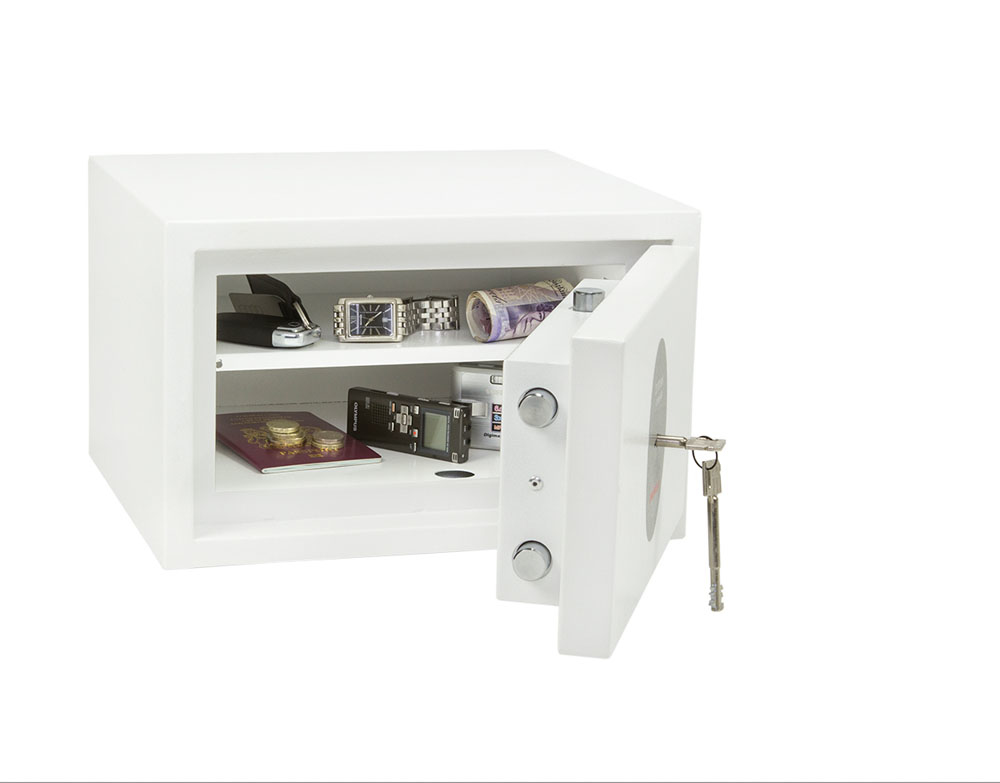 Phoenix Safe Co. Fortress II SS1181K Freestanding safe 8 L Steel White