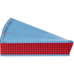 Brady EIA-3025-RD-PK self-adhesive label Round Red, Black 180 pc(s)