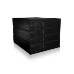 ICY BOX IB-564SSK 3x 5,25" Opslagschijflade Zwart