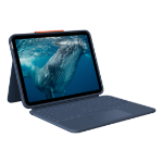 Logitech Rugged Combo 4c Touch QWERTZ Zwitsers Smart Connector Blauw