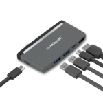 mBeat ®  Essential Pro  5-IN-1 USB- C Hub ( 4k HDMI Video, USB-C PD Pass Through Charging, USB 3.0 x 2, US