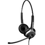 GEQUDIO WA9022 headphones/headset Wired Head-band Office/Call center Black