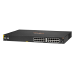 Aruba 6000 24G Class4 PoE 4SFP 370W Géré L3 Gigabit Ethernet (10/100/1000) Connexion Ethernet, supportant l'alimentation via ce port (PoE) 1U