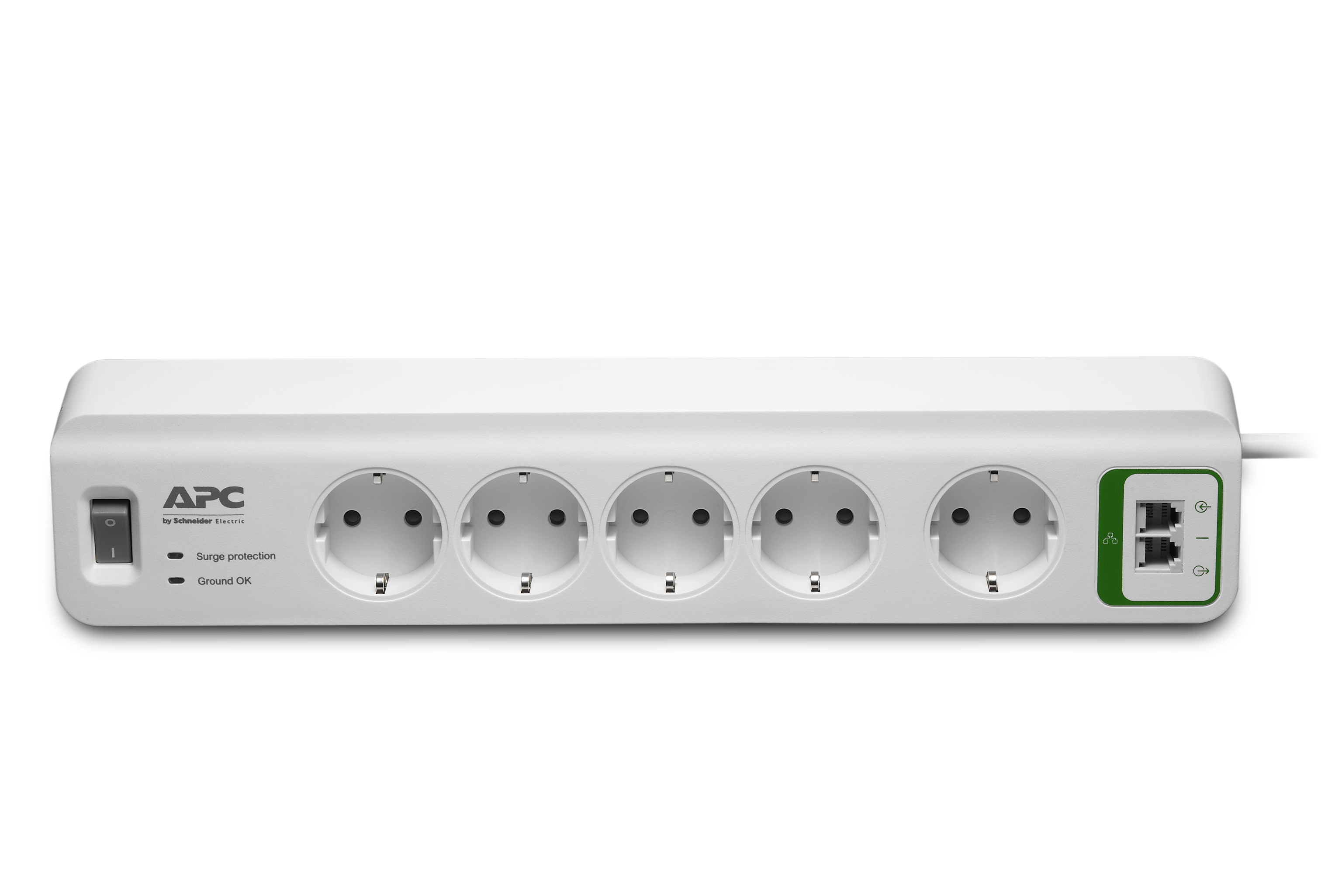 Image of APC PM5T-GR surge protector White 5 AC outlet(s) 230 V 1.83 m
