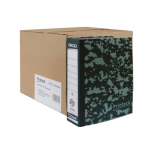 NEXTEP Registrador Oficio Printeck verde pieza 24-002A-1 material Cartón medidas 27.75 cm ancho x35 altura y 7 de lomo  2 argollas capacidad 360 hojas -