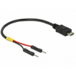 DeLOCK 85406 USB-kabel 0,1 m Micro-USB B Zwart